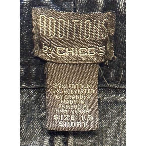Additions by Chico's Denim Jeans Blue Mid-Rise Women's Size 1.5 Short (32X29) - Picture 4 of 15